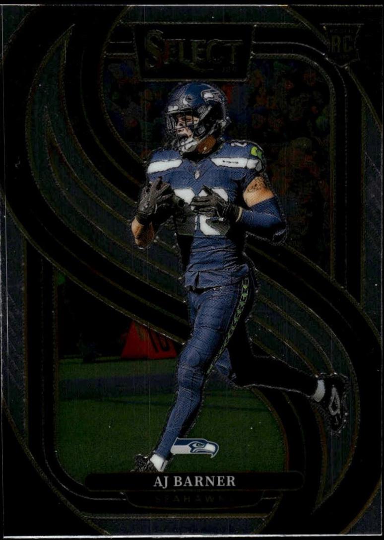 AJ Barner #103 2024 Panini Black Football