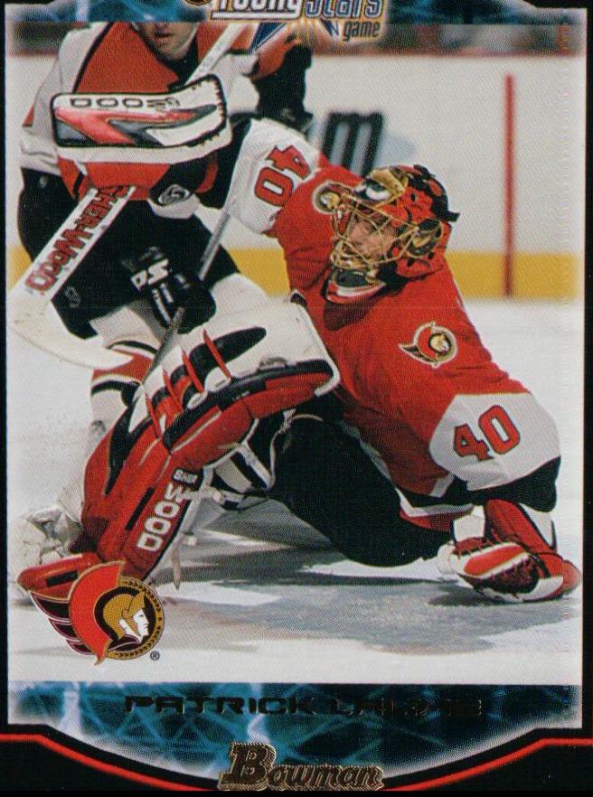 Patrick Lalime #76 2002 Bowman Young Stars Hockey