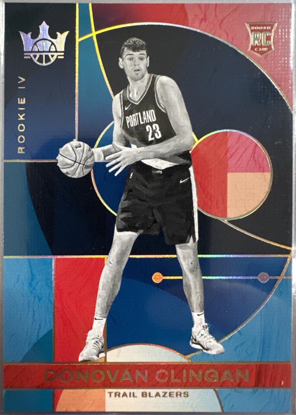 Donovan Clingan #214 Basketball Cards 2024 Panini Court Kings