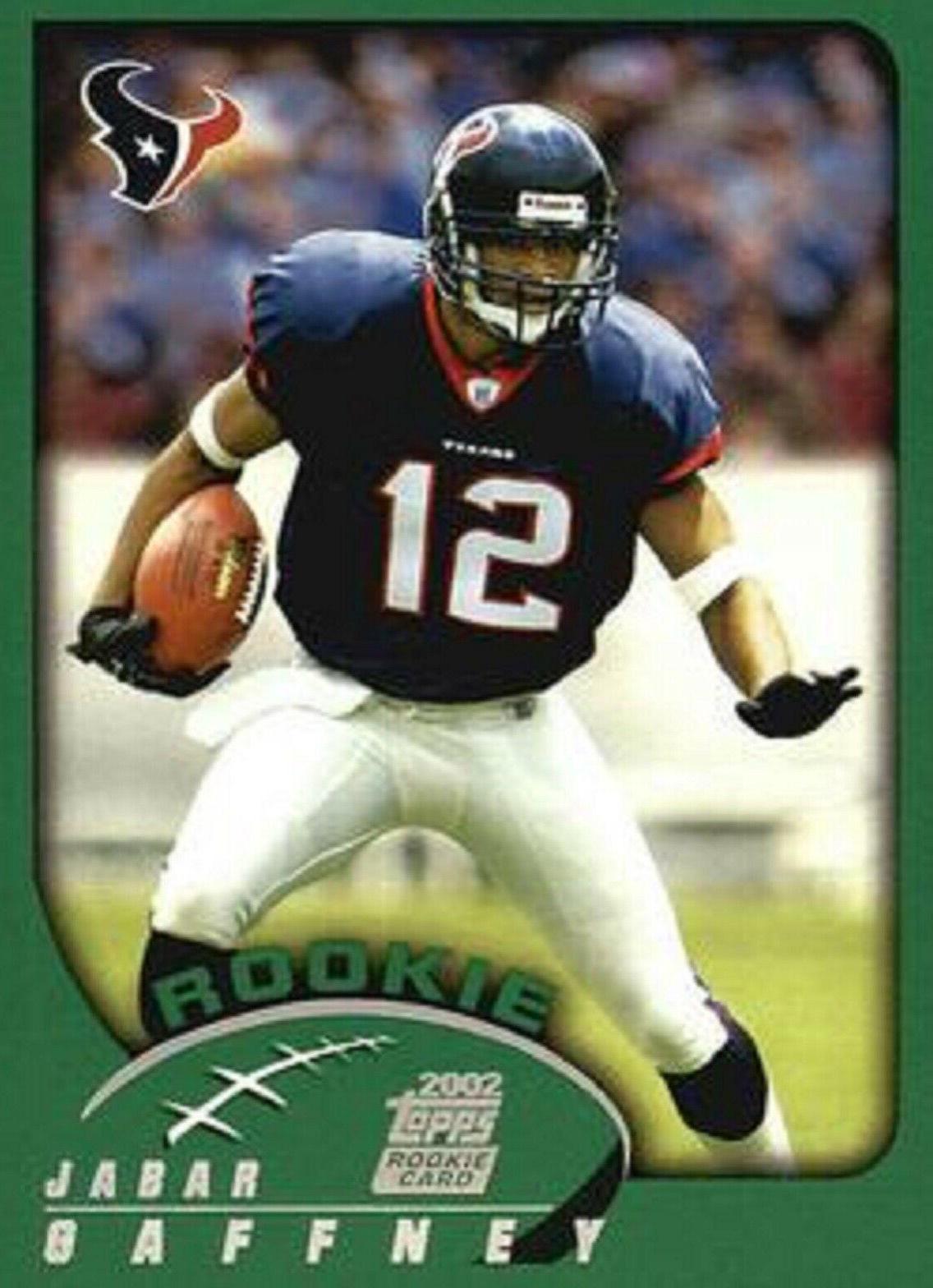 Jabar Gaffney #360 Football Cards 2002 Topps