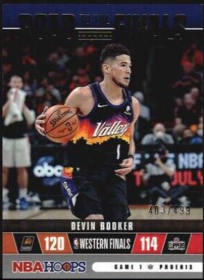 Devin Booker #68 Basketball Cards 2021 Panini Hoops Road to the Finals
