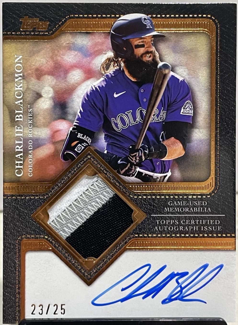 Charlie Blackmon [Bronze] #TFAPU-CB