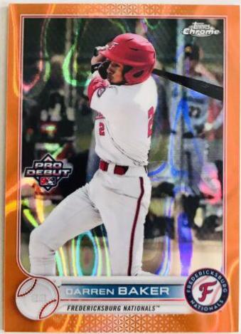 Darren Baker [Orange Lava Refractor] #PDC-13