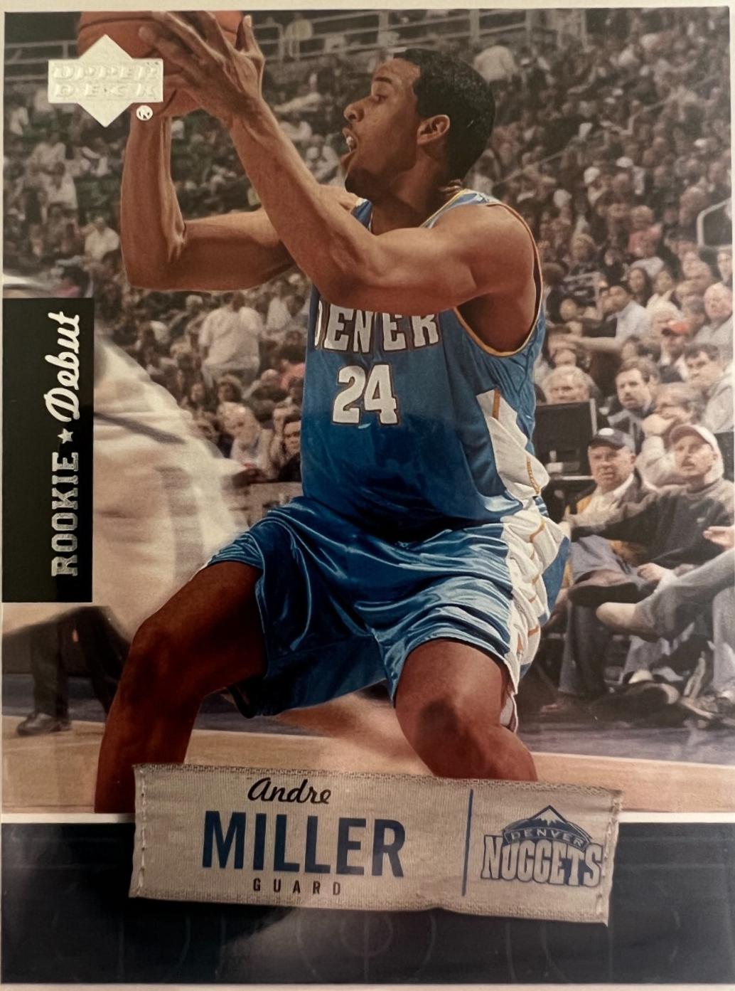 Andre Miller #23 Basketball Cards 2005 Upper Deck Rookie Debut