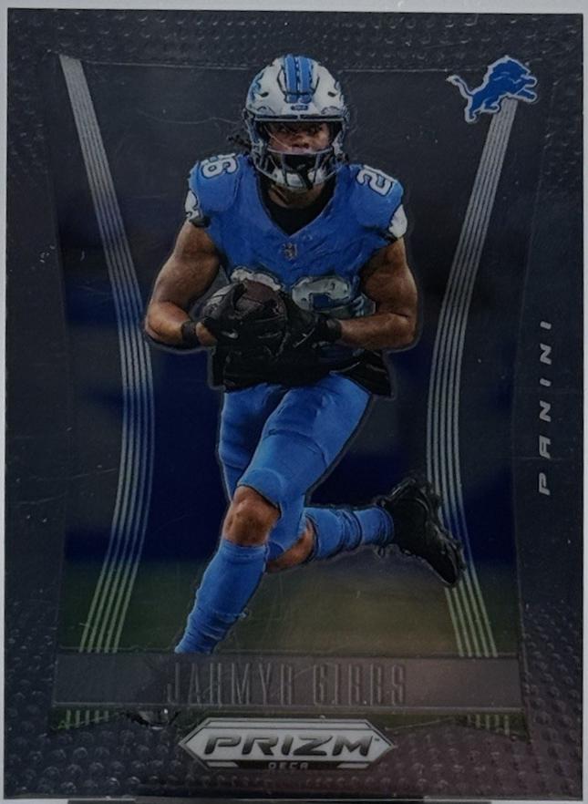Jahmyr Gibbs #101 Football Cards 2024 Panini Prizm Deca
