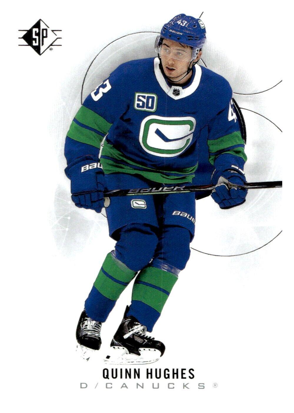 Quinn Hughes #55 2020-21 SP Hockey