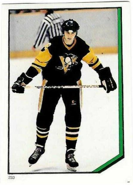 Mario Lemieux #233 Hockey Cards 1986 O-Pee-Chee Sticker