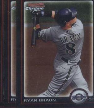 Ryan Braun #1 Baseball Cards 2010 Bowman Chrome
