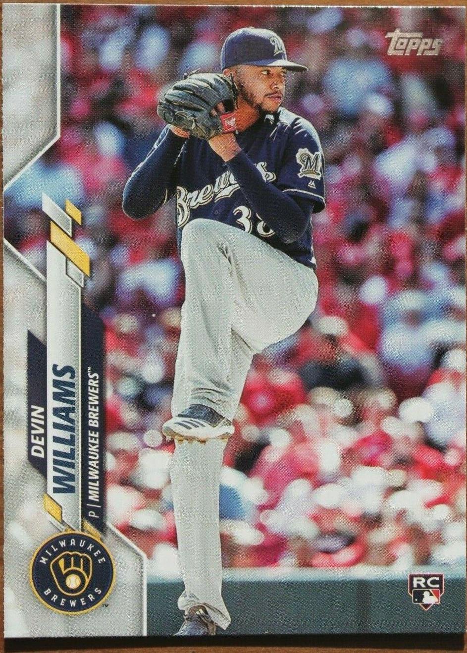 Devin Williams #U-113 Baseball Cards 2020 Topps Update