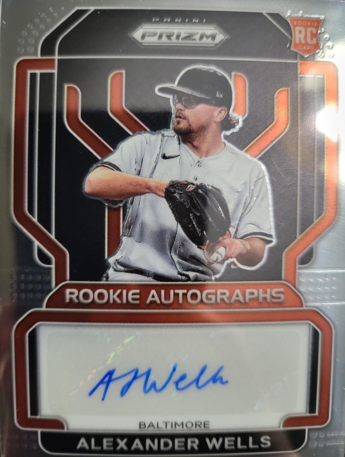 Alexander Wells #RA-AW 2022 Panini Prizm Baseball Rookie Autographs