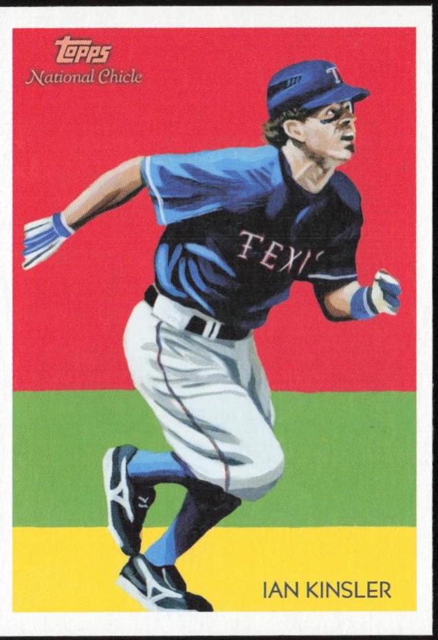 Ian Kinsler #43 Baseball Cards 2010 Topps National Chicle