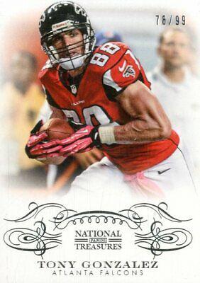 Tony Gonzalez #6 Football Cards 2013 Panini National Treasures