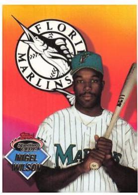 Nigel Wilson #4 Baseball Cards 1993 Stadium Club Expansion Draft
