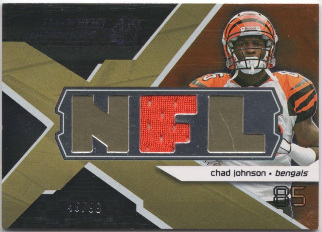 Chad Johnson #WM-JO 2008 Spx Winning Materials Football