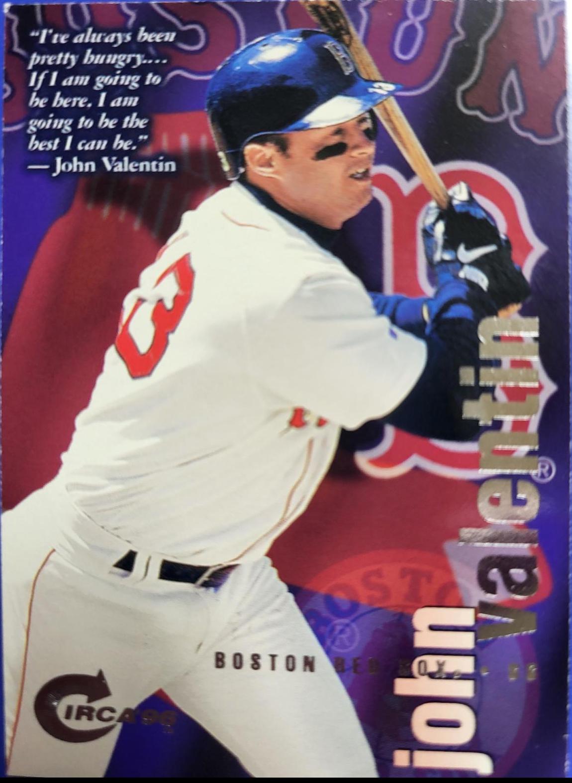 John Valentin #13 Baseball Cards 1996 Circa
