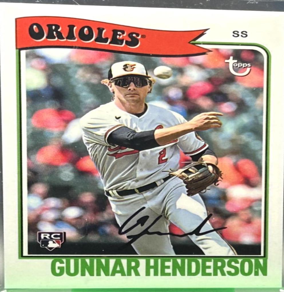 Gunnar Henderson #2 Baseball Cards 2023 Topps Brooklyn Collection