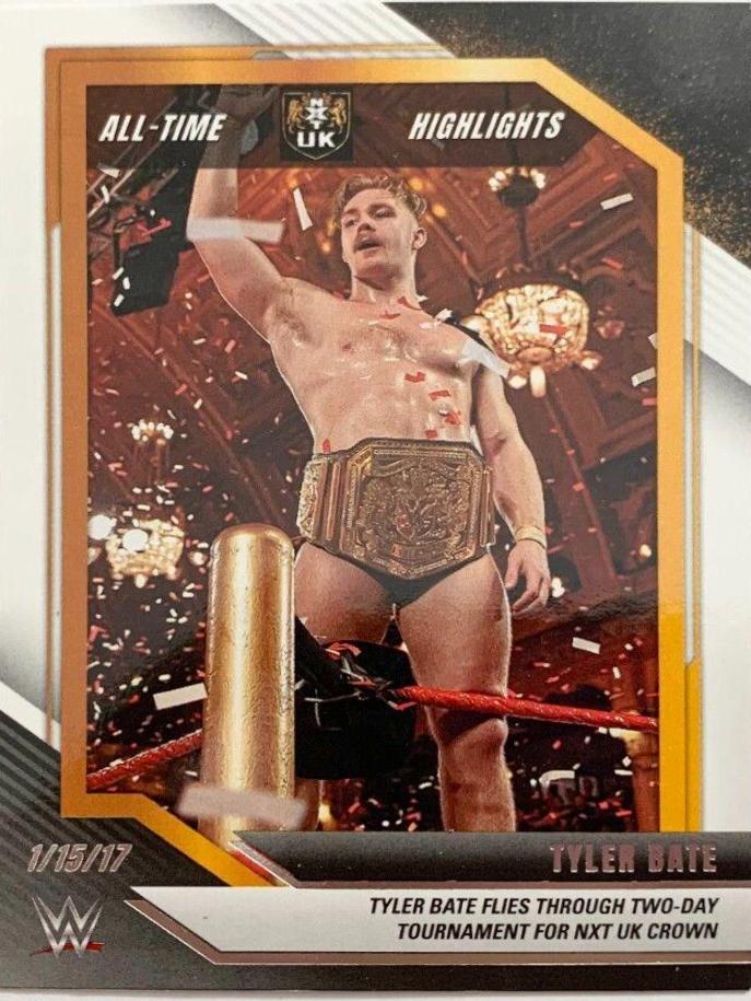 Tyler Bate #9 Wrestling Cards 2022 Panini NXT WWE All Time Highlights