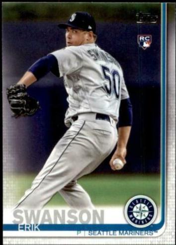 Erik Swanson #US97 Baseball Cards 2019 Topps Update