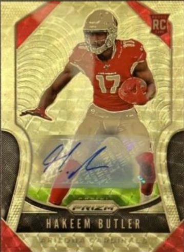 Hakeem Butler [Autograph Gold Vinyl Prizm] #350