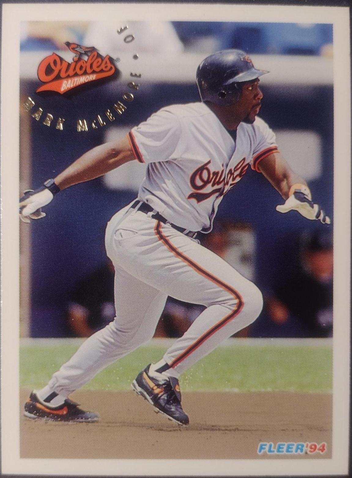 Mark McLemore #9 Baseball Cards 1994 Fleer