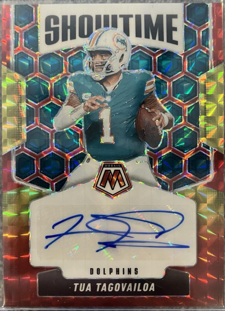 Tua Tagovailoa [Choice Fusion Red Yellow] #12 Prices | 2025 Panini