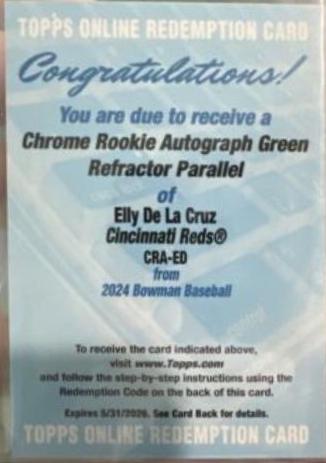 Elly De La Cruz [Green] #CRA-ED