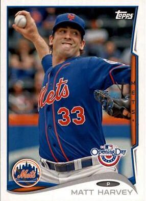 Matt Harvey #47 Baseball Cards 2014 Topps Opening Day