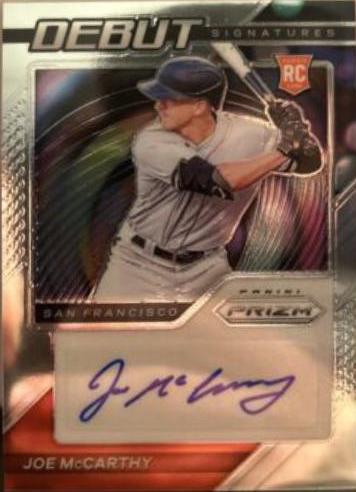 Joe McCarthy #DS-JM Baseball Cards 2021 Panini Prizm Debut Signatures