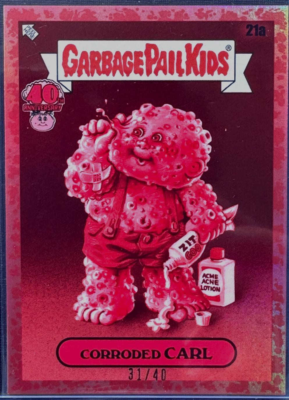Corroded Carl [Ruby] #21a Prices | 2025 Topps Worst of Garbage Pail ...
