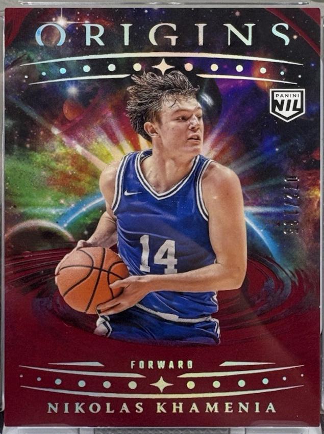Nikolas Khamenia #42 2025 Panini Origins Basketball