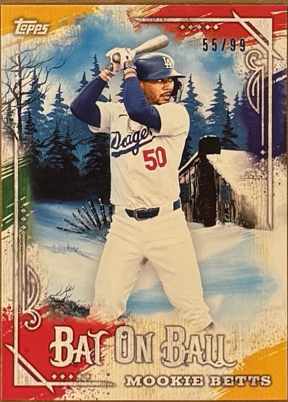 Mookie Betts [Paint Splatter] #BOB-13