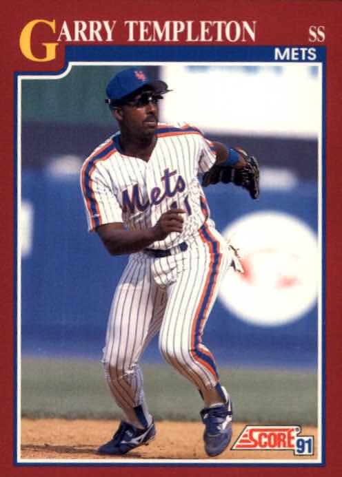 Garry Templeton #38T Baseball Cards 1991 Score Traded