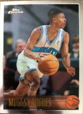 Muggsy Bogues #98 Basketball Cards 1996 Topps Chrome