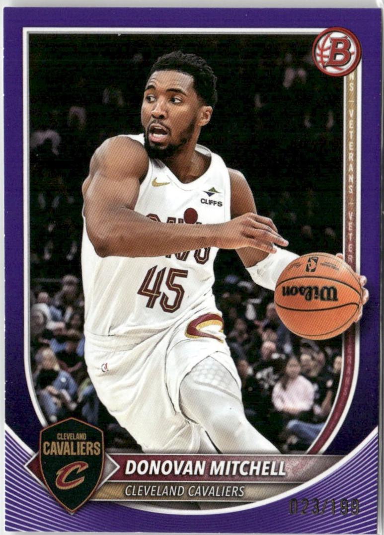 Donovan Mitchell [Purple Pattern Border] #91
