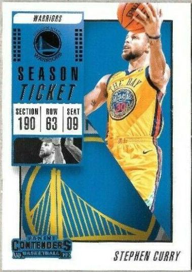 Stephen Curry #86 Basketball Cards 2018 Panini Contenders