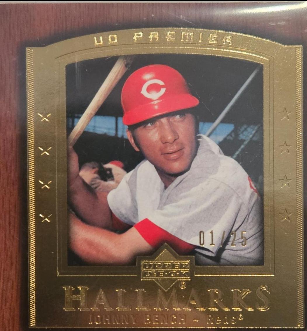 Johnny Bench #HM-JB Baseball Cards 2007 Upper Deck Premier Hallmarks Autographs