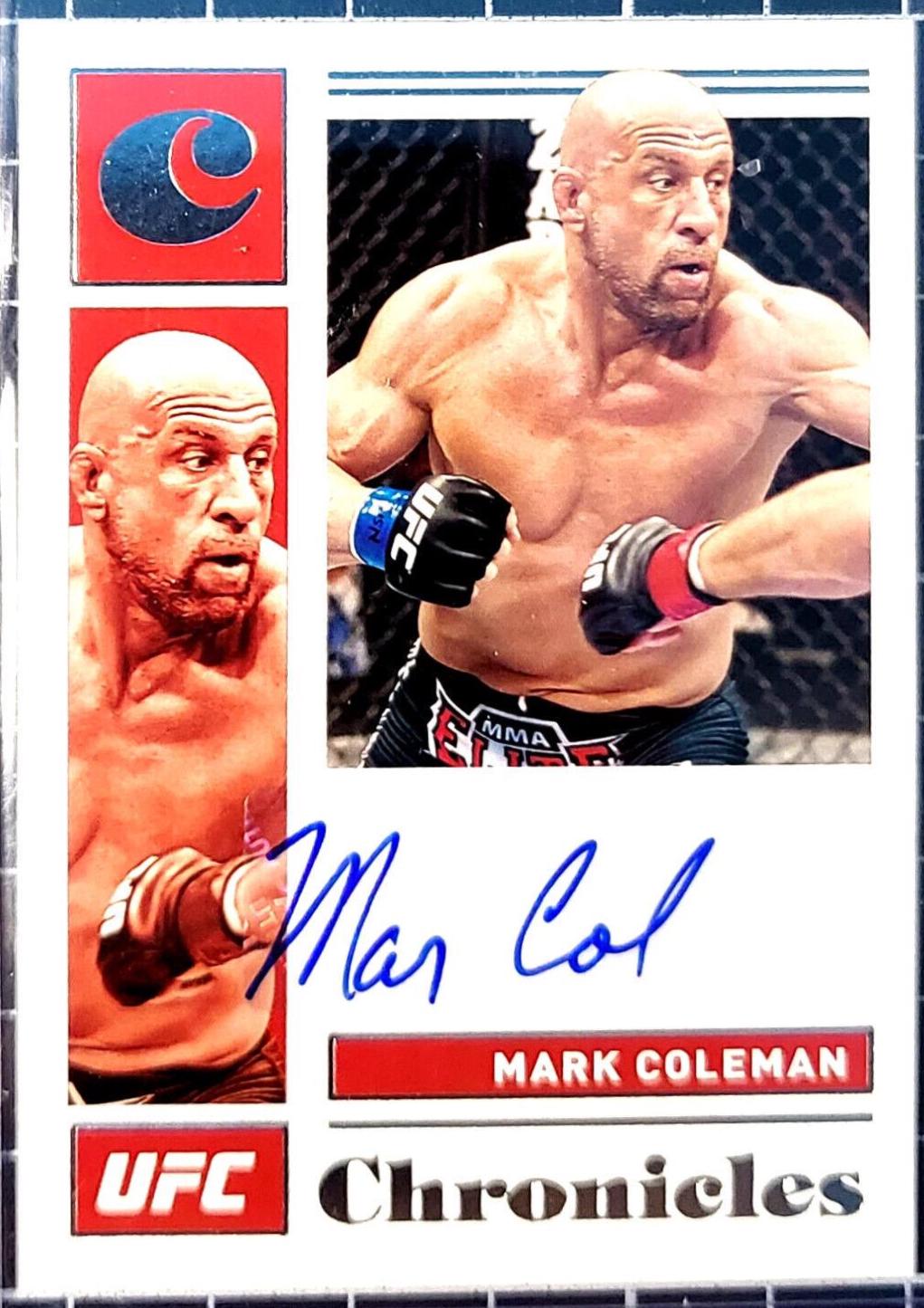 Mark Coleman #CS-MCM Ufc Cards 2021 Panini Chronicles UFC Signatures