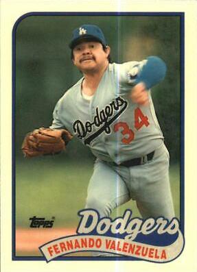 Fernando Valenzuela #150 1989 Topps Tiffany Baseball