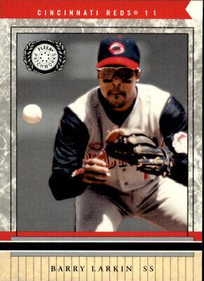 Barry Larkin #11 Baseball Cards 2003 Fleer Patchworks