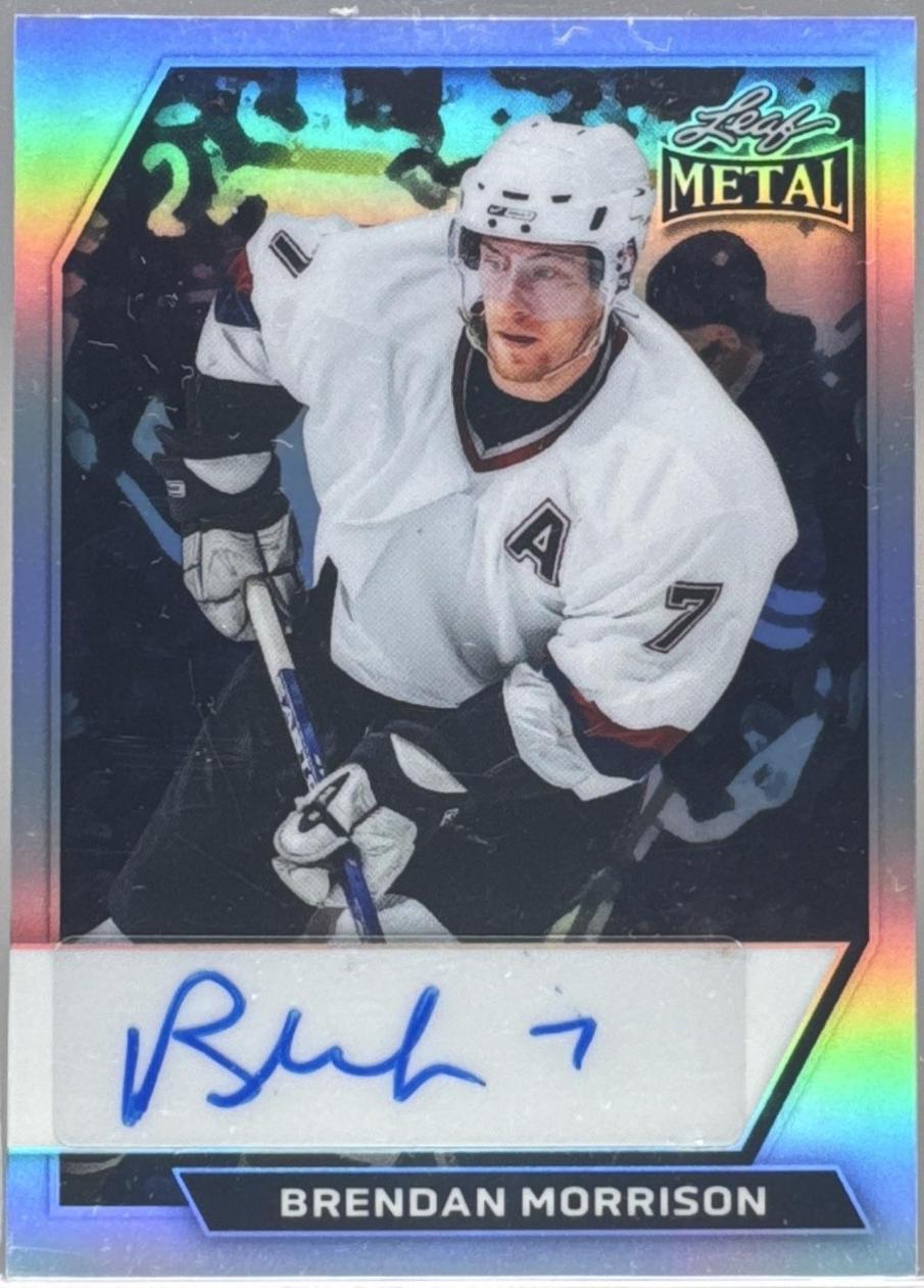Brendan Morrison #BA-BM2 2026 Leaf Metal Autograph Hockey