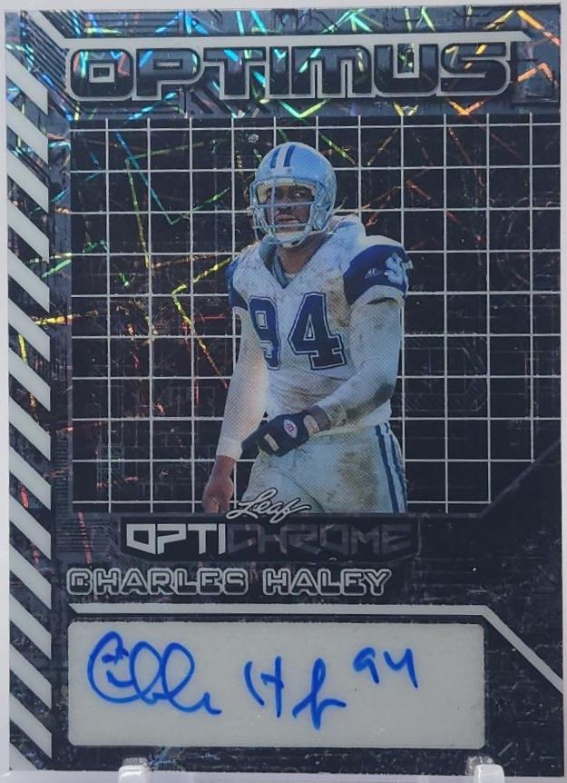 Charles Haley #OA-CH1 2025 Leaf Optichrome Optimus Auto Football