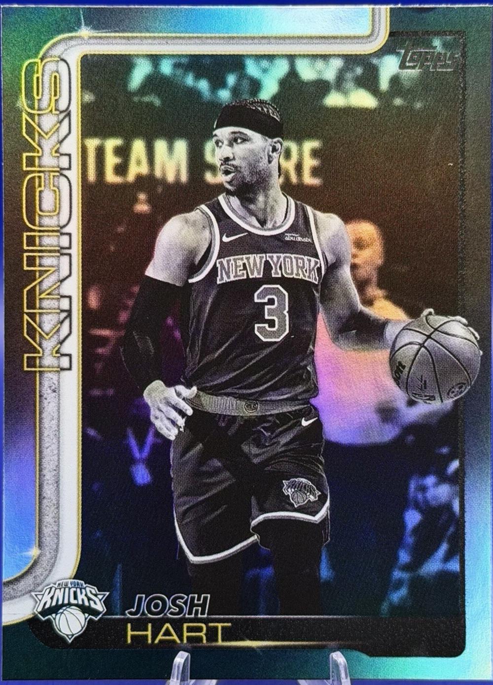 2025 Topps Josh Hart [Blackout] #16 card