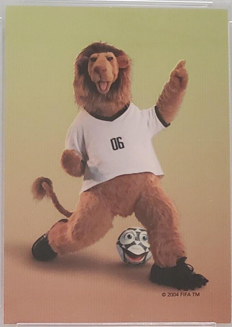 Official Mascot #3 Soccer Cards 2006 Panini World Cup Germany