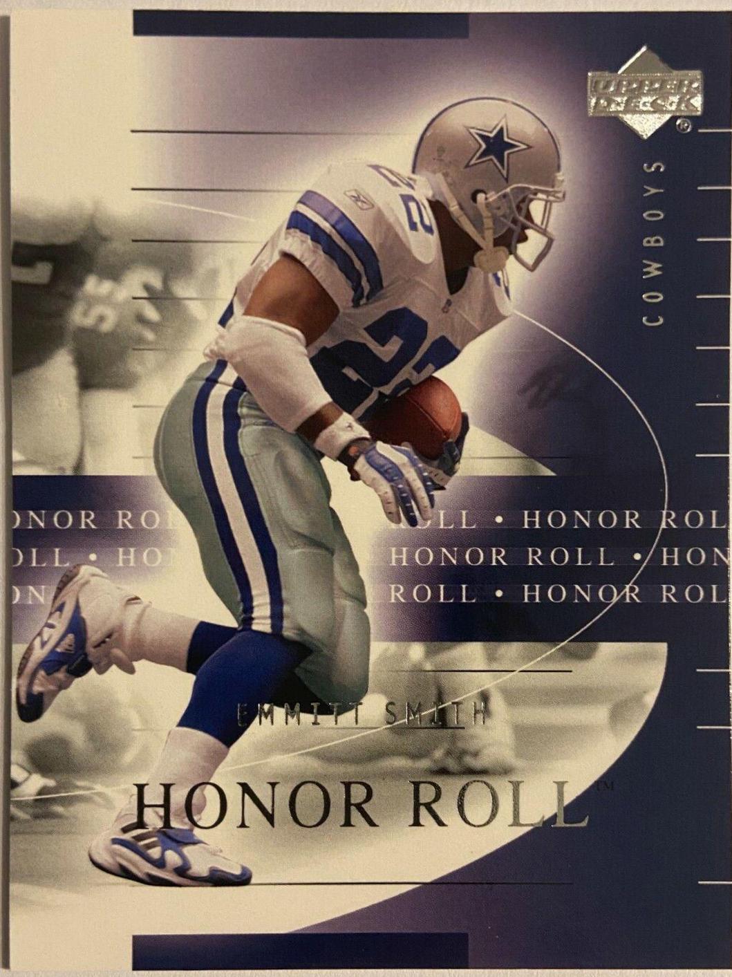 Emmitt Smith #15 Football Cards 2002 Upper Deck Honor Roll
