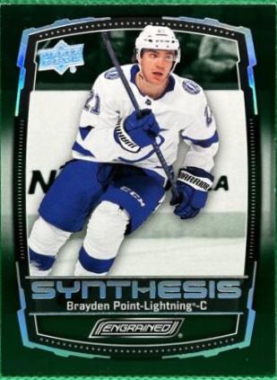Brayden Point #S-12 Hockey Cards 2023 Upper Deck Engrained Synthesis
