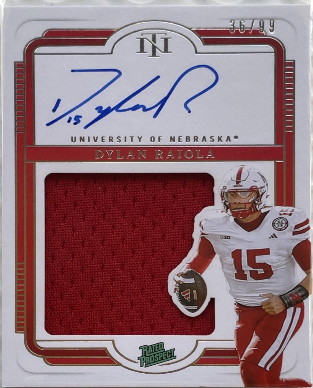 Dylan Raiola #134 2025 Panini National Treasures Collegiate Football
