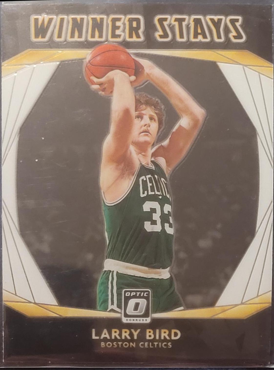 Larry Bird #19 Basketball Cards 2020 Panini Donruss Optic Winner Stays
