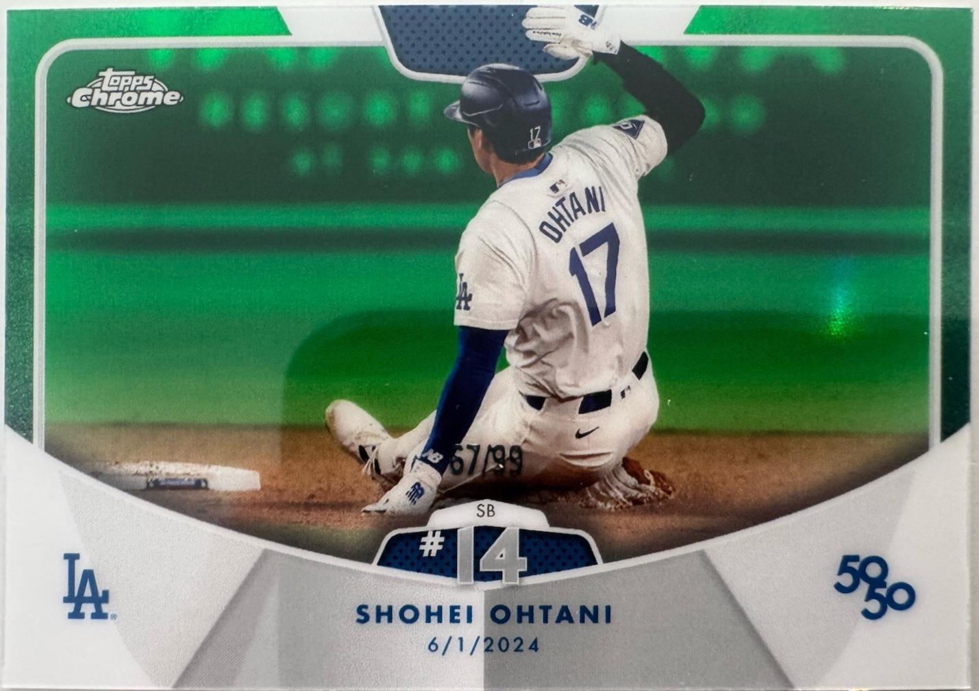 Shohei Ohtani [Green Refractor] #SB14