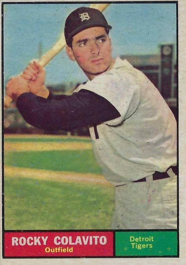 Rocky Colavito #330 Baseball Cards 1961 Topps
