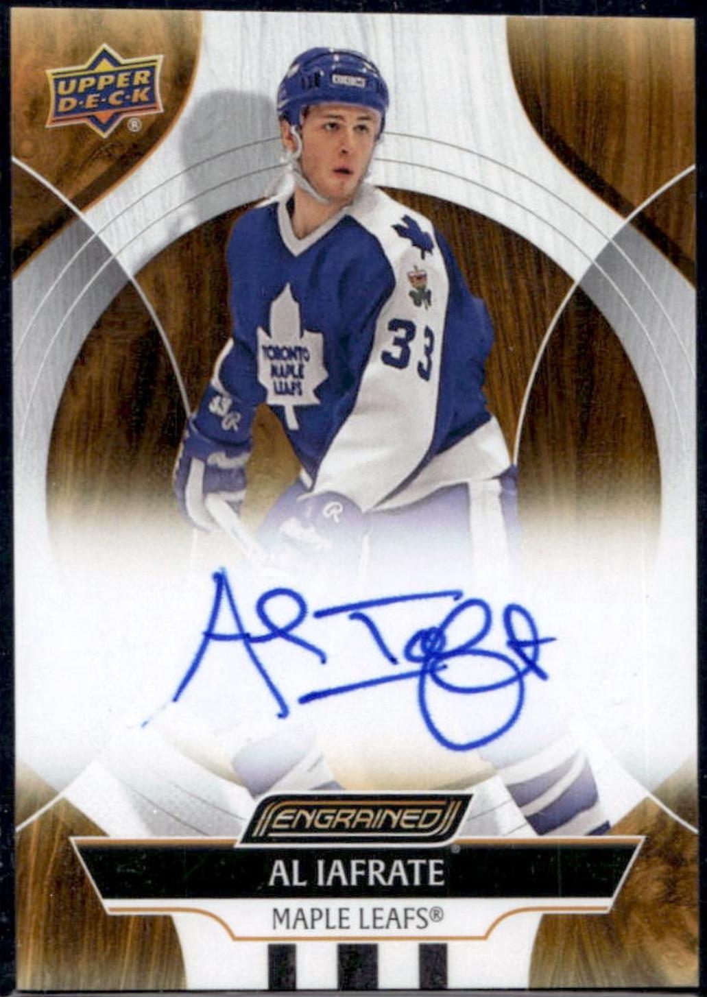Al Iafrate #CA-AI 2024 Upper Deck Engrained Icons Autograph Hockey